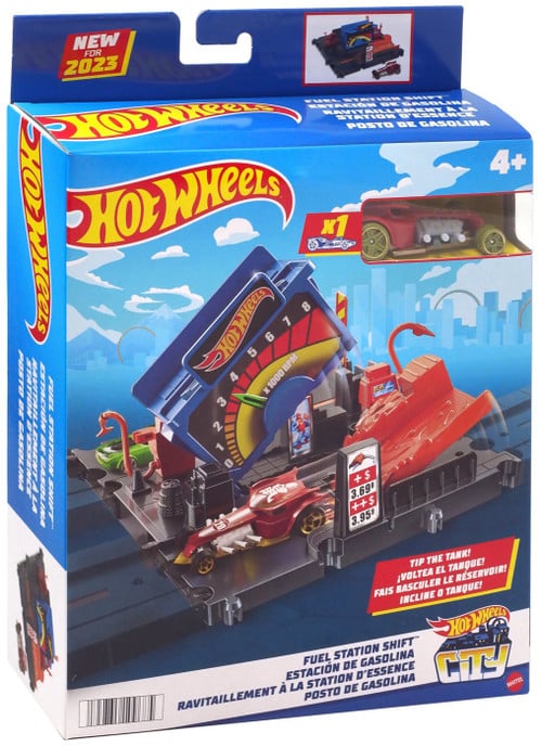 Hot wheels city explorer tankstation skift - udvidelse - sporsektioner
