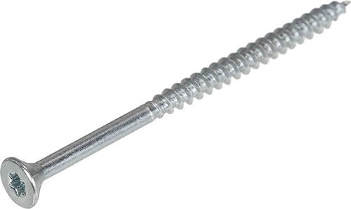Hoenderdaal befæstelser hoenderdal spånplade skrue galvaniseret fladt hoved delgevind torx tx25 5,0x100 60 | 200 stykker - 0206.01.42601