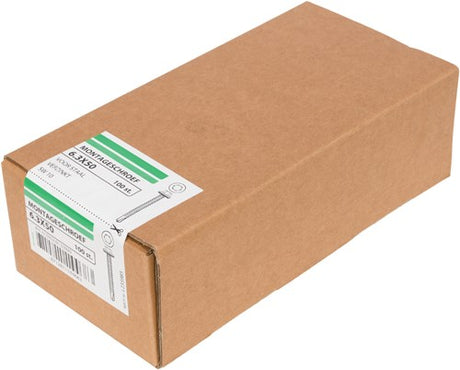 Hoenderdaal fasteners hoenderdaal tapbout rvs-a4 sw-17 din933 m10x35 | 100 stuks - 1840.35.69401
