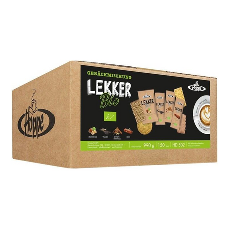 Hoppe kaffe kiks kiks mix lækker økologisk (150 stk)