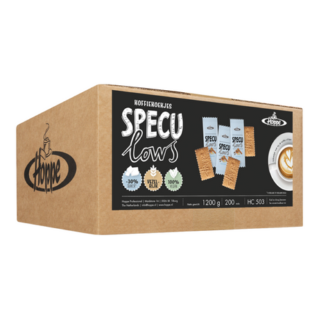 Hoppe kaffekiks speculows, individuelt pakket (200 stk.)