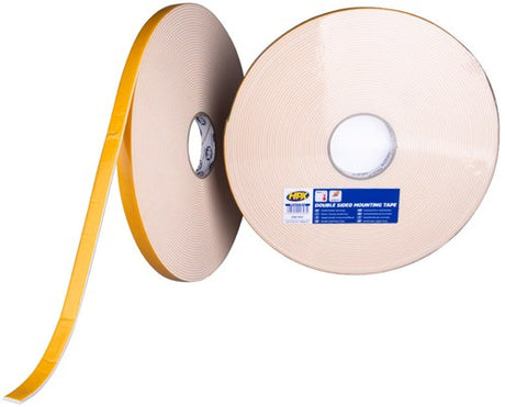 Hpx dobbeltsidet monteringstape | 3 mm | hvid | 19mm x 25m - dw1925 - dw1925