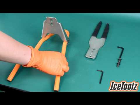Icetoolz display standard bagaksel op til 29"
