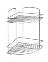 Metaltex onda hjørnestativ 22x22x35cm 2 lag