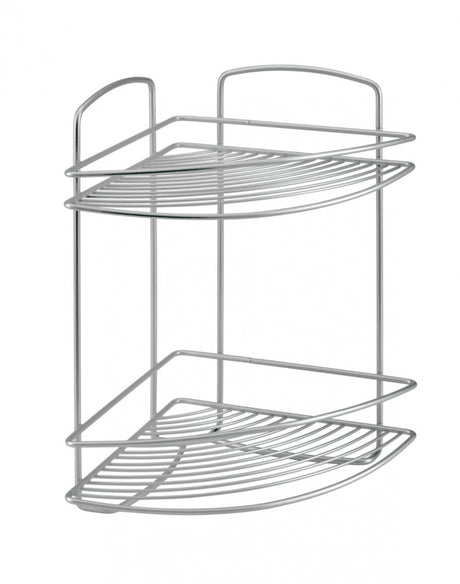 Metaltex onda hjørnestativ 22x22x35cm 2 lag