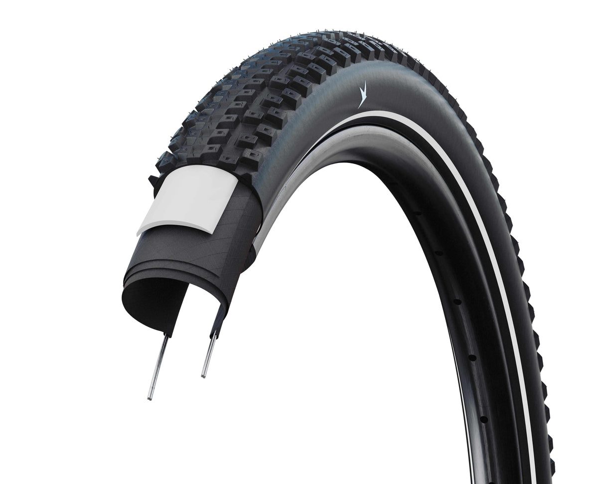 Schwalbe benelux b.v. schwalbe bub. 60-584 27,5 x 2,35 advancer hybrid punkteringsskærm b b-sk+rt hs 636 green - 11159551.01