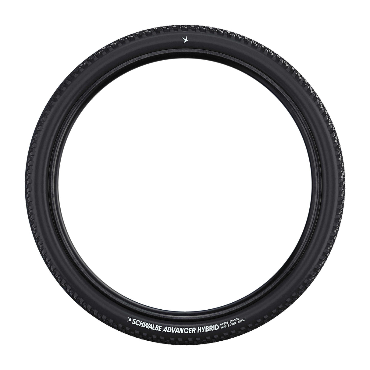 Schwalbe benelux b.v. schwalbe bub. 60-584 27,5 x 2,35 advancer hybrid punkteringsskærm b b-sk+rt hs 636 green - 11159551.01