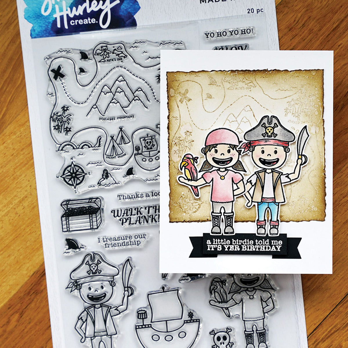 Ranger ink ranger • simon hurley create. fotopolymer stempel piratfest