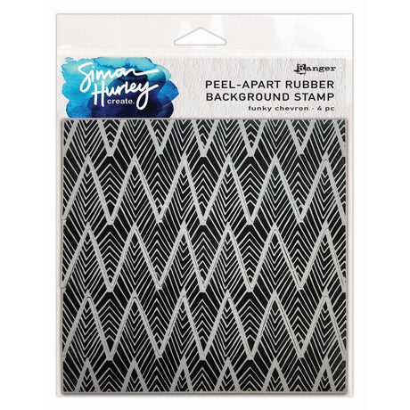 Ranger ink ranger • simon hurley create. baggrundsstempel funky chevron