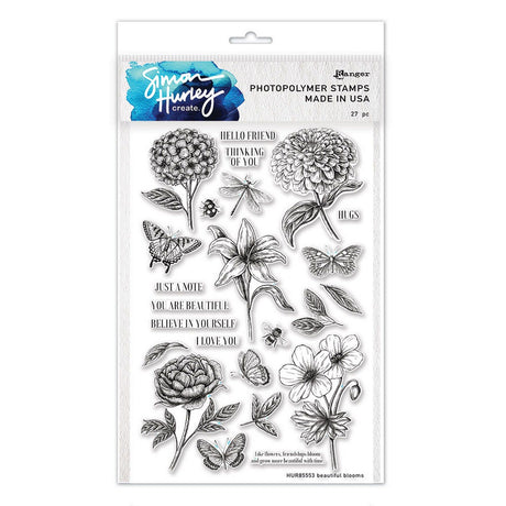 Ranger ink ranger • simon hurley skabe fotopolymer stempler smukke blomster