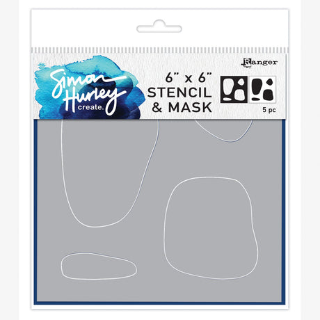 Ranger ink ranger • simon hurley create. stencil finurlige ovaler