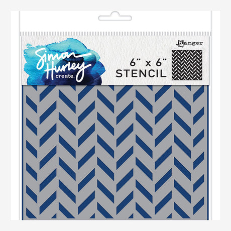 Ranger ink ranger • simon hurley skabe stencil flip flop chevron