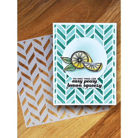 Ranger ink ranger • simon hurley skabe stencil flip flop chevron