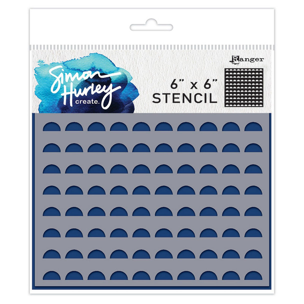 Ranger ink ranger • simon hurley create. stencil flip flop cirkler
