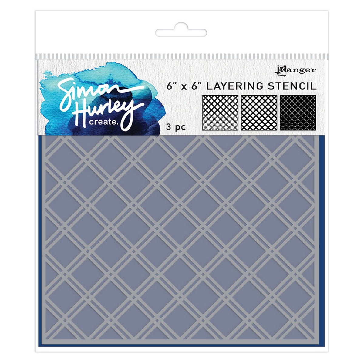 Ranger ink ranger • simon hurley create. stencils espalier 3 stk