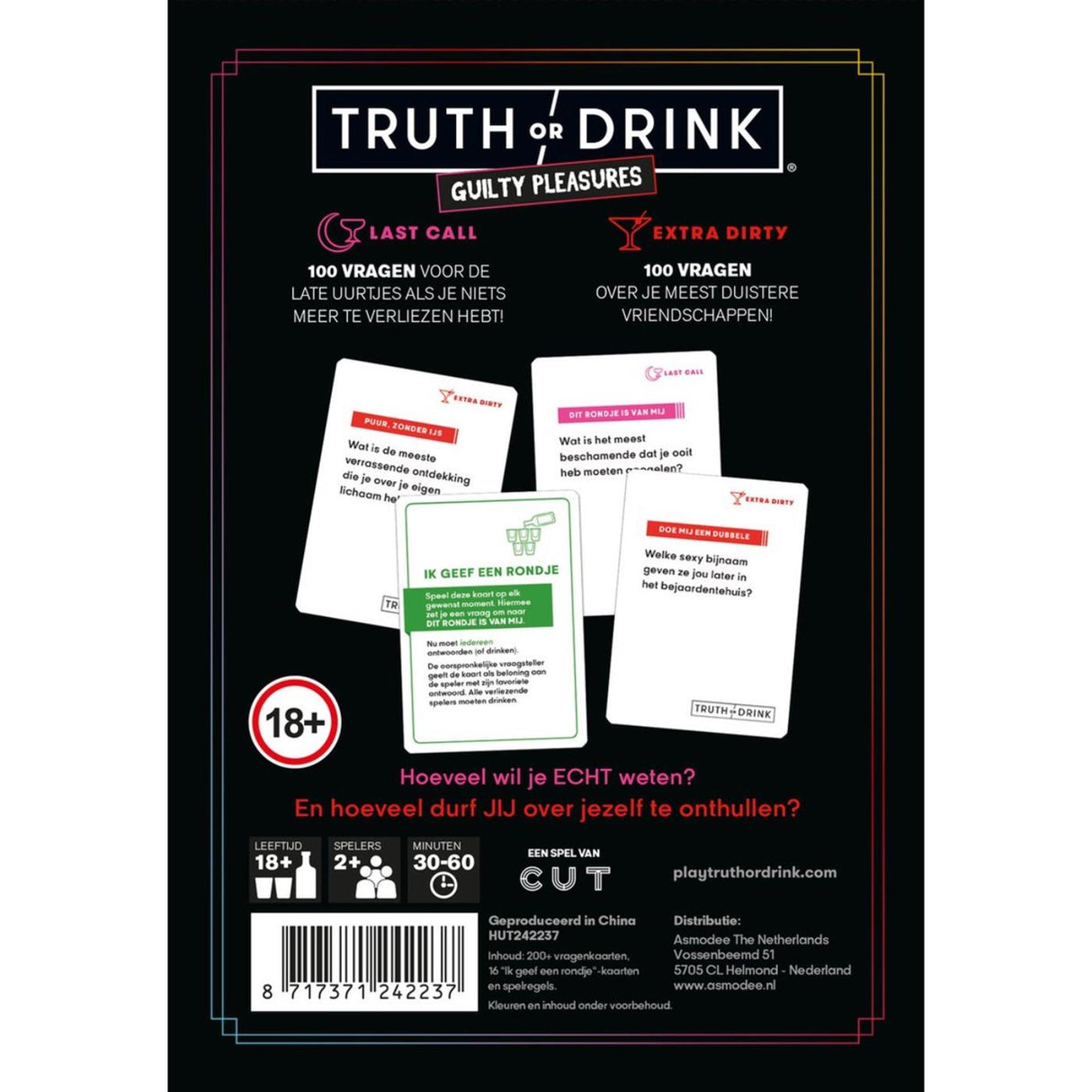 Truth or drink guilty pleasures spil