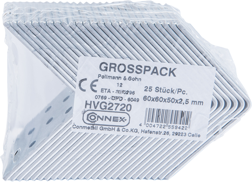 Connex perf. firkantet 60x60x50 25stk vz - hvg2720