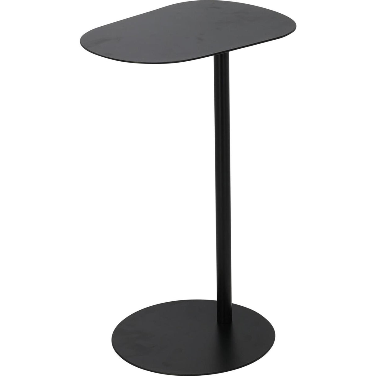 Home styling bijzettafel organisch zwart 35x53cm