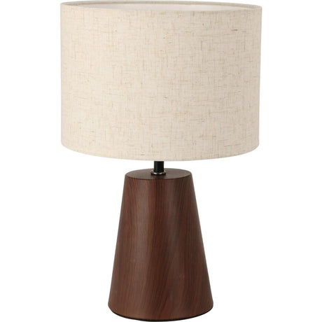 Home styling tafellamp metaal met beige kap