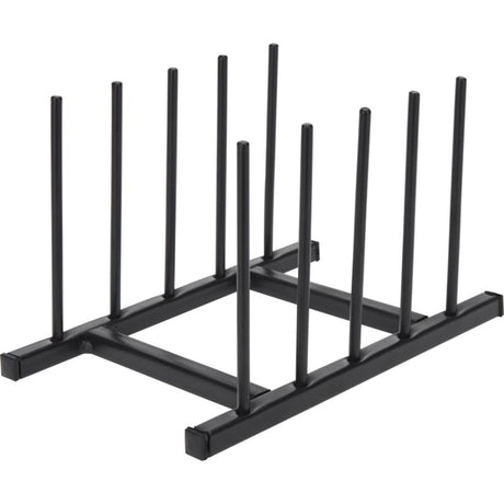 Fremragende husholdningsartikler tallerkenholder metal 20x12,5cm