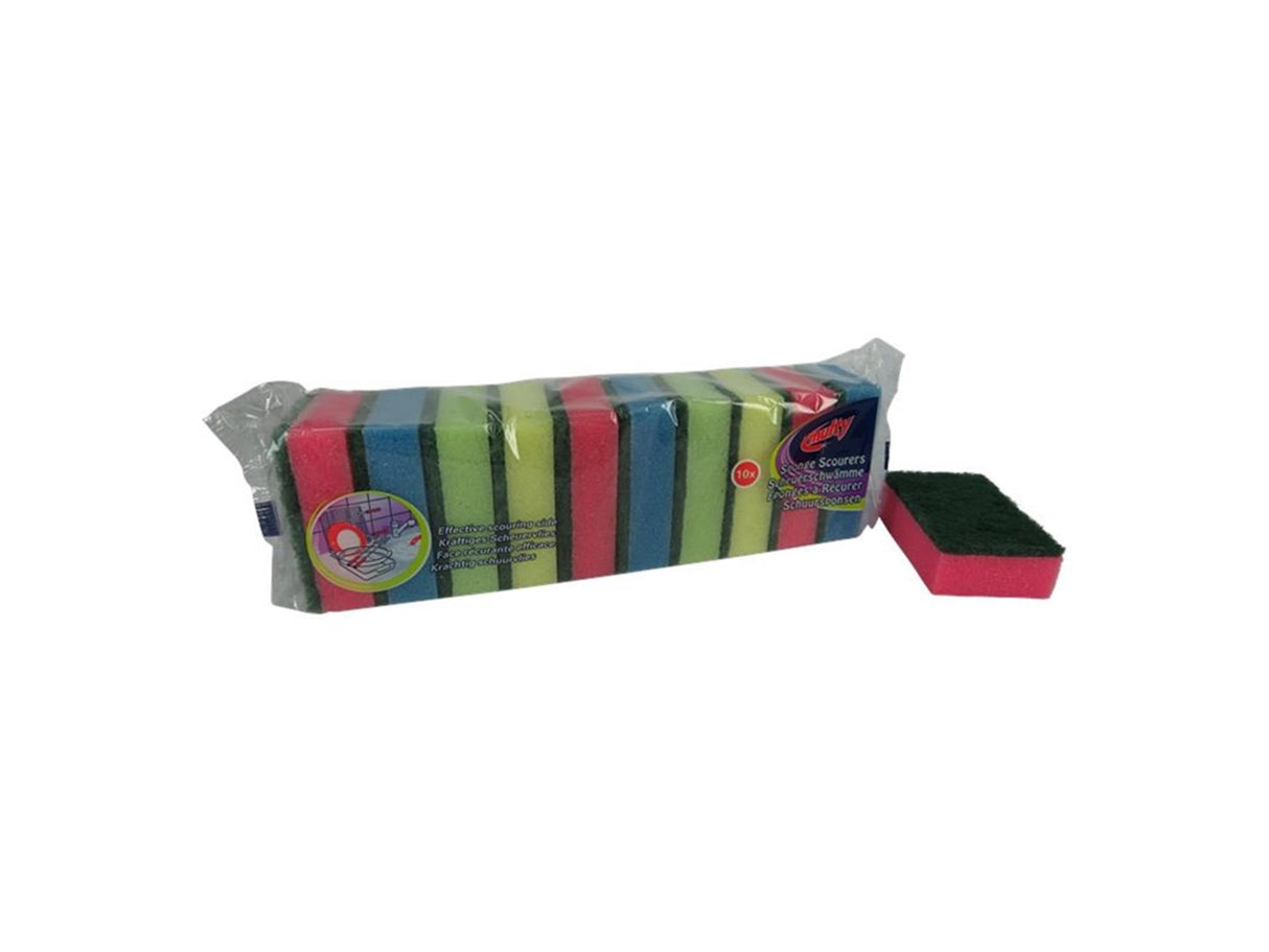 Multy skuresvampe lille pakke med 10 stk 8,5x6cm