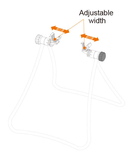 Ibera ib-st2 cykelstativ let brugbar