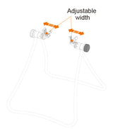 Ibera ib-st2 cykelstativ let brugbar