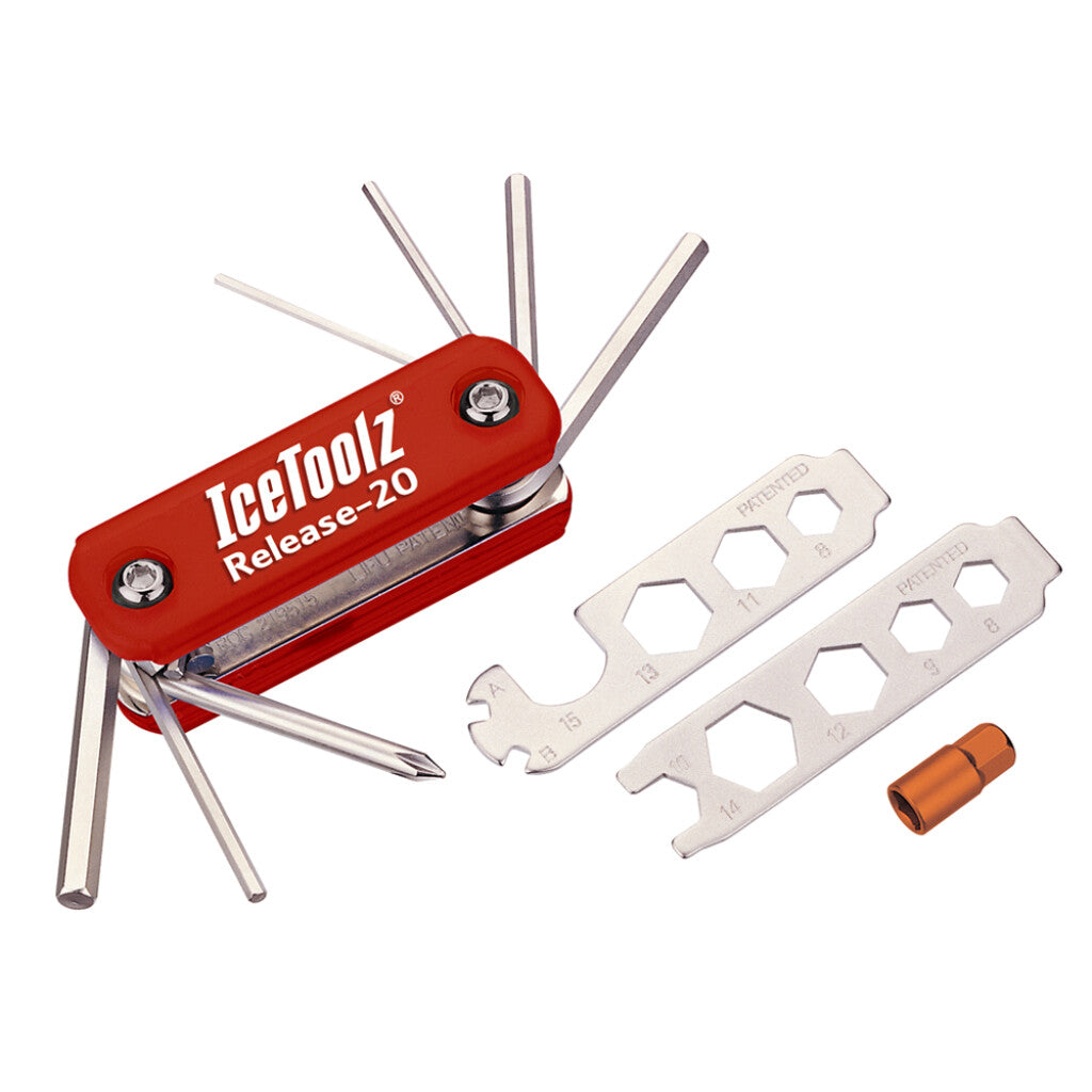 Icetoolz 24093b1p værktøjssæt 20-delt i indehaveren