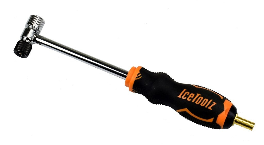 Buzaglo icetoolz pumpe kompressorhåndtag + slangekobling, a912