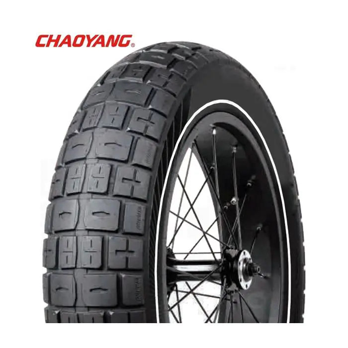 Chaoyang 20x4,00 (100-406) let transport fatbike cargo dæk sort refleks dobbelt kappe+flodhest