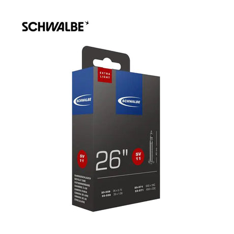 Schwalbe Inner Tube SV11 Ekstra lys 26 20 25-559 571mm 40mm Ventiel