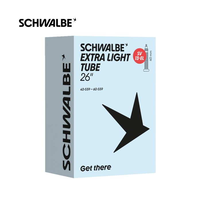 Schwalbe sv13-el ekstra lys 26x1,50-2,35 (40 60-559) fv 40 mm 10463193 - tidligere sv14
