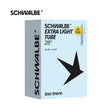 Schwalbe sv17-el ekstra lys 28x1 5 8x1 3 8 (28 44-622) fv 60 mm 10464833