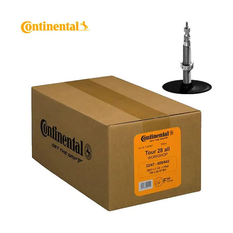 Continental 28x1 5 8x1 3 8 (32 47-622 635) hermetisk plus fv 42 mm værkstedskasse (50 stk.) 0180323 conti