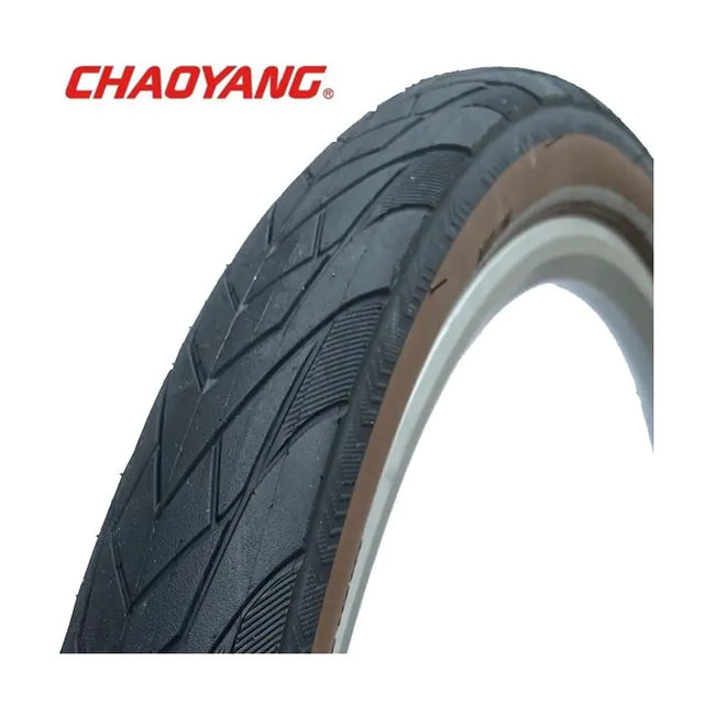 Chaoyang 28x1 5 8x1 3 8 (37-622) tårnfalk sort-brun reflekstråd med 5 mm anti-punktur w211187