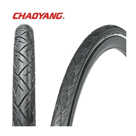 Chaoyang 28x1 5 8x1 3 8 (37-622) nordisk plus sort reflekstråd med 6 mm anti-punktur w211170
