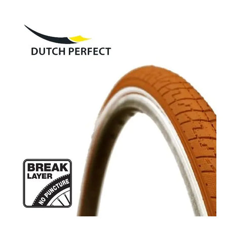 Hollandsk perfekt dæk 28 x 1,40 40-622 mm anti-punktur - orange med refleks