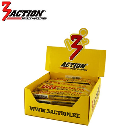 3action energibar banan 45 gram - displayboks 20 stk - 1202030008