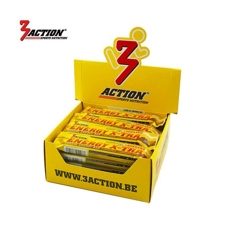 3action energy x-tra bar cookies 45 gram - displayboks 20 stk - 1202030011