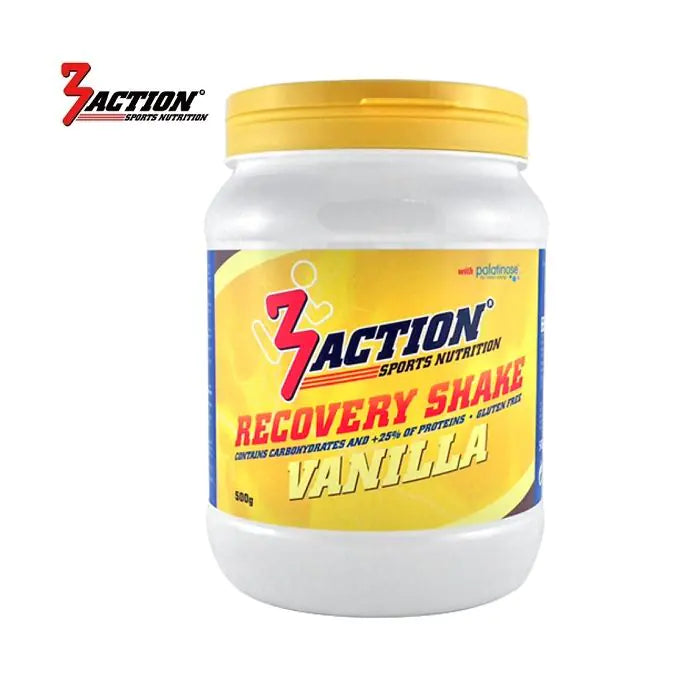 3action recovery shake vanilje 500 gram 1201000040