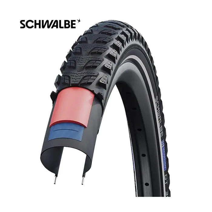 Schwalbe 20x1,50 (40-406) marathon gt 365 sort reflekstråd 11101341