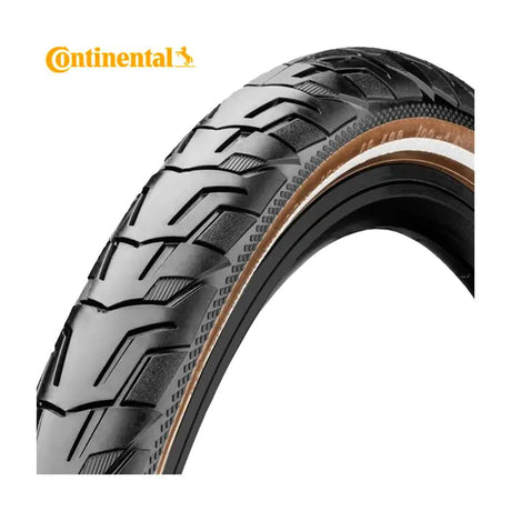 Continental 28x1,60 (42-622) ride city sort-brun reflekstråd 0101605