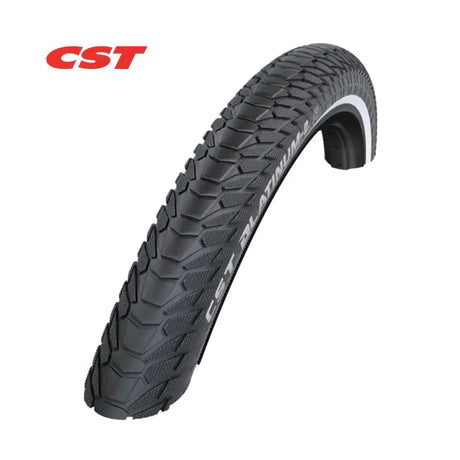 CST Outer Belt Platinum E (1mm Anti-leak) Farve: Sort med reflektionsstørrelse: 28x1.60, ETRO 42-622