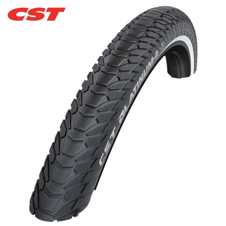 CST Outer Belt Platinum E (1mm Anti-leak) Farve: Sort med reflektionsstørrelse: 28x1.60, ETRO 42-622