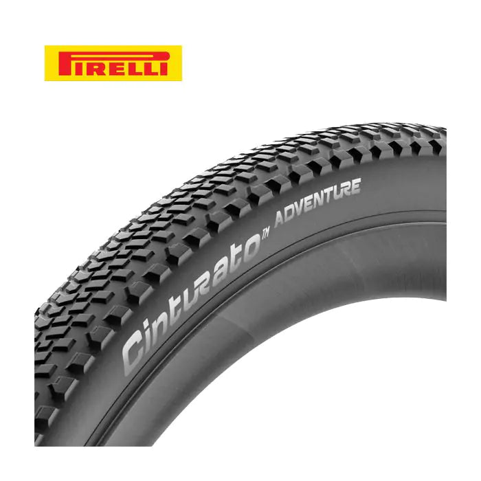 Pirelli Cinturato™ adventure prowall 60 tpi procompound tubeless 700c x 45 grus dæk sølv 700c x 45