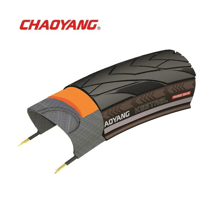 Chaoyang 26x1,75 (47-559) tårnfalk sort reflekstråd med 5 mm anti-punktur w208094