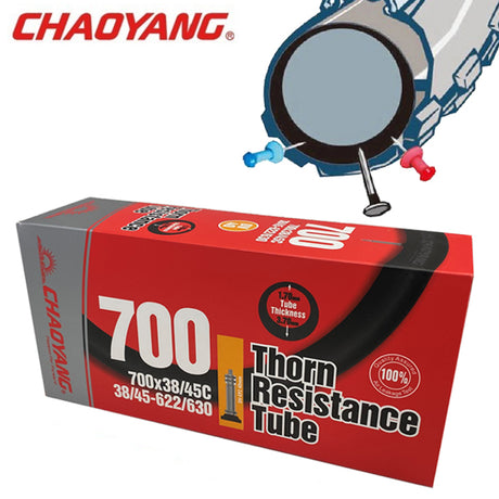 Chaoyang 28x1,50 1,75 (40 47-622) anti-punktur 3,7 mm (tornmodstand) dv 40 mm y122618+3