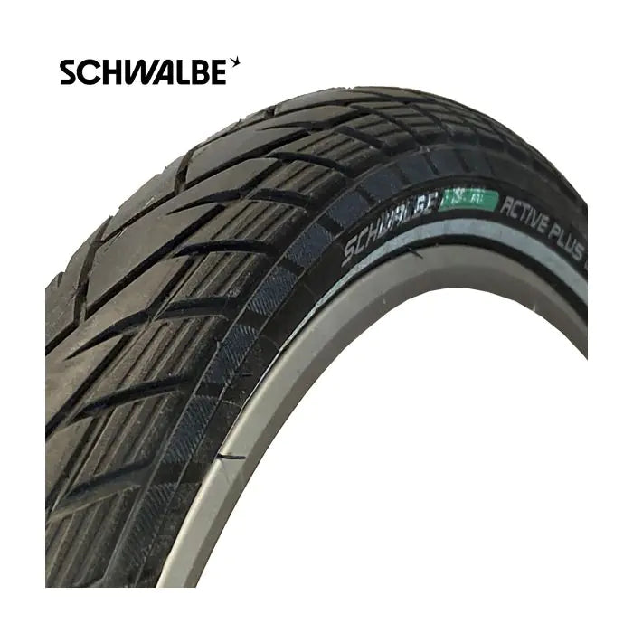 Schwalbe 28x1,75 (47-622) energigiver plus aktiv sort reflekstråd 11100313