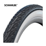 Schwalbe clincher motion road cruiser 47-622 sort hvid