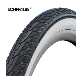 Schwalbe clincher motion road cruiser 47-622 sort hvid
